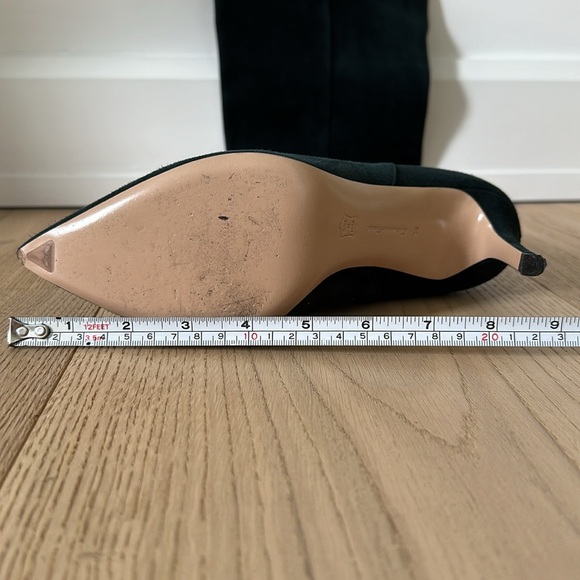 Gianvito Rossi Tall Suede Boots in Forest Green - Picture 9 of 14